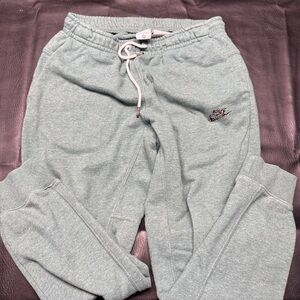 Nike Green Yoga Joggers with Drawstring